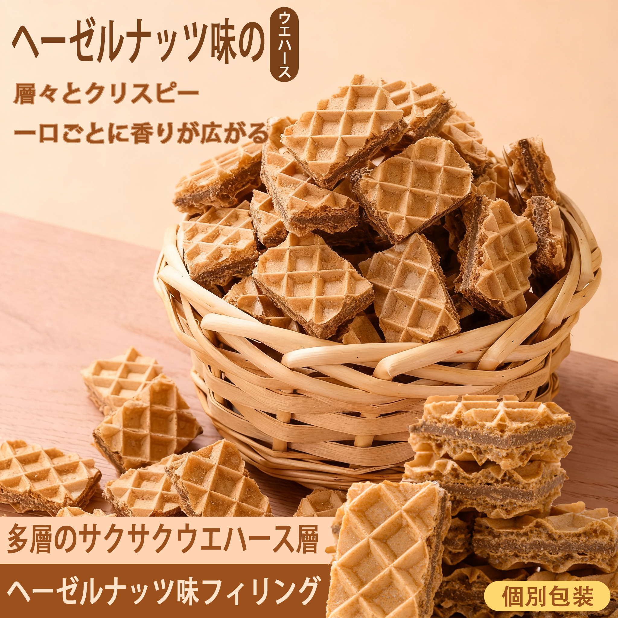 榛子味威化饼干