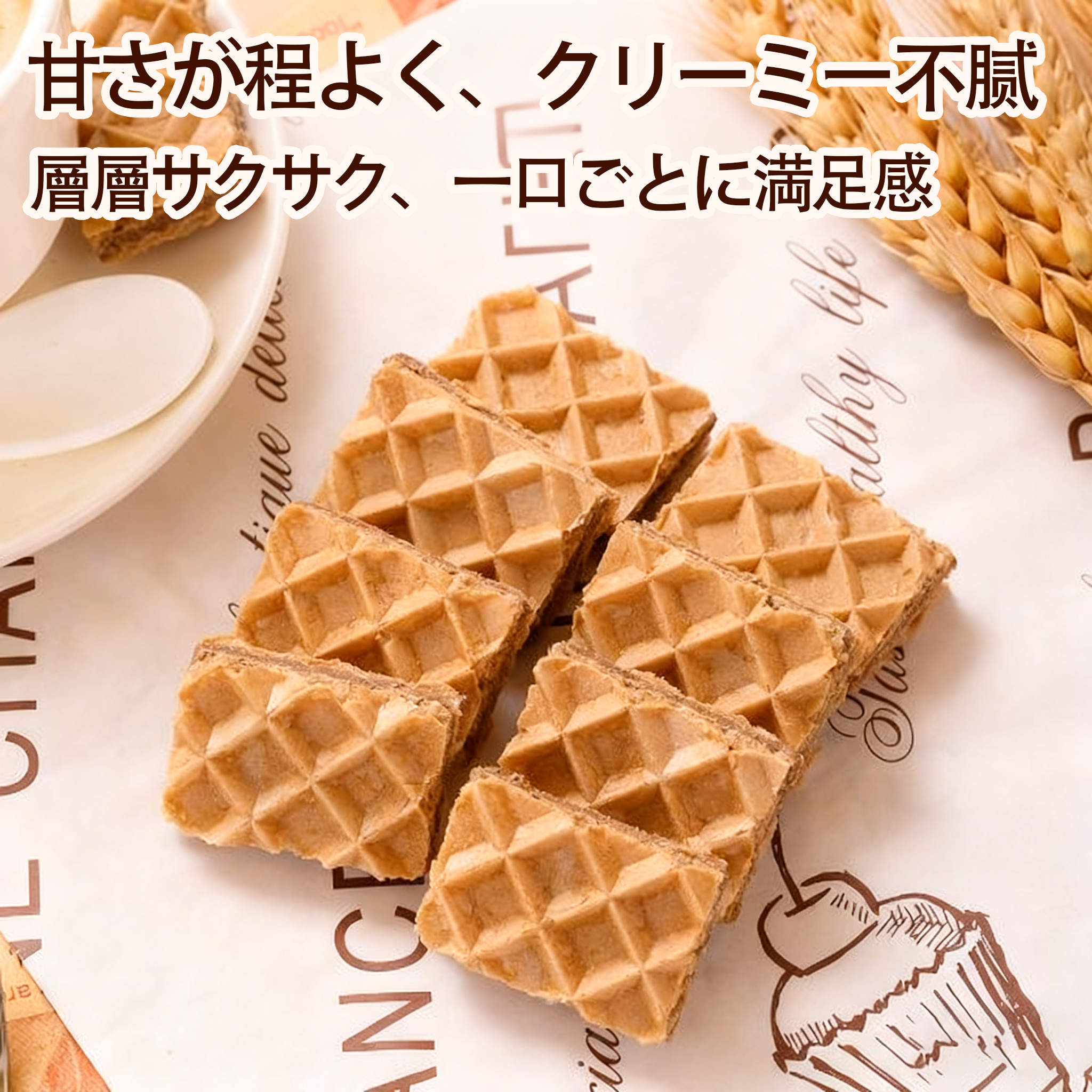 榛子味威化饼干